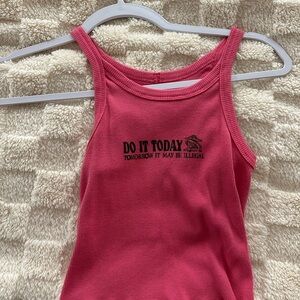 Urban outfitters Pink Tank Top